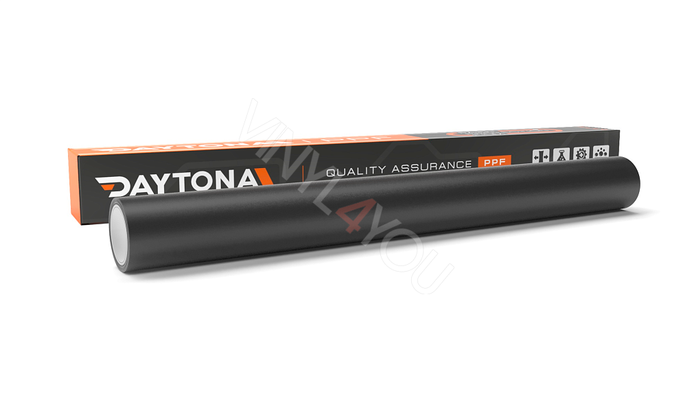 Матовая полиуретановая пленка Черный Угольный DAYTONA PPF S200 Matte Lead Ink Gray
