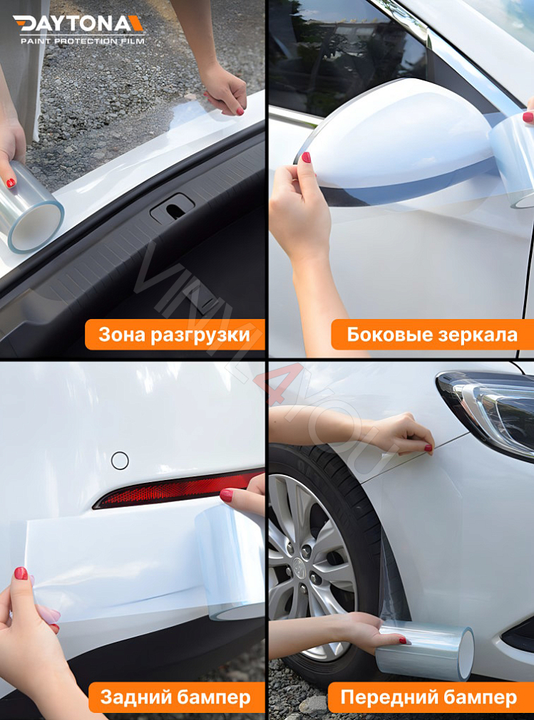 Полиуретановая защитная лента DAYTONA PPF S300 ширина 10см