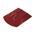 Ракель Uzlex "Ergonomic Squeege 4+'' Burgundy полужесткий